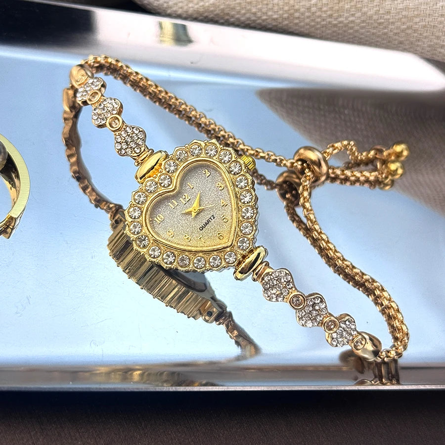 Montre Cœur Ajustable – Plusieurs Modèles ✨