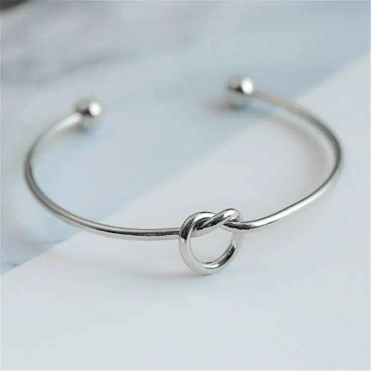 Bracelet Éternité – Acier Inoxydable Doré