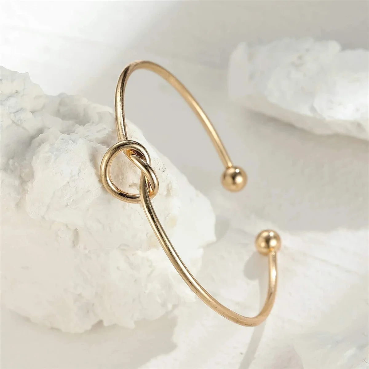 Bracelet Éternité – Acier Inoxydable Doré