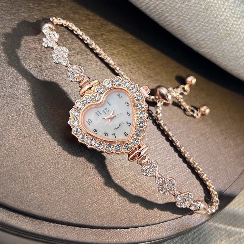 Montre Cœur Ajustable – Plusieurs Modèles ✨