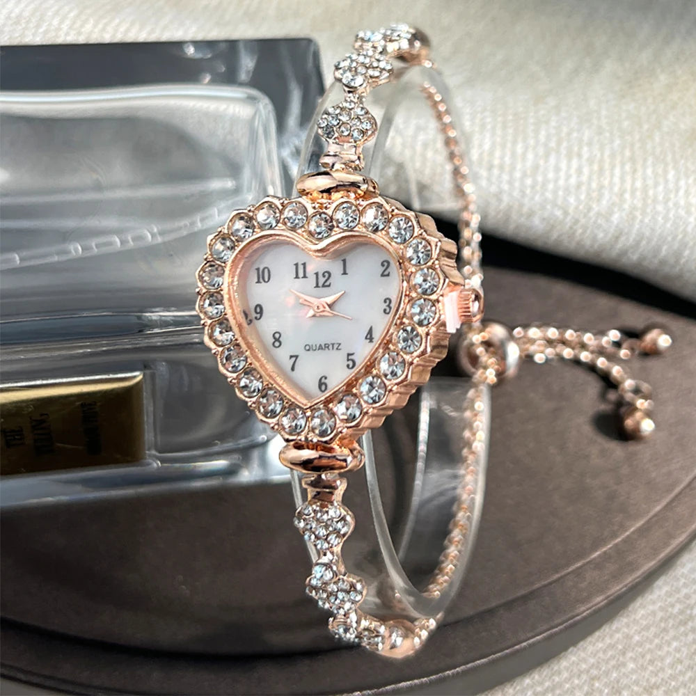 Montre Cœur Ajustable – Plusieurs Modèles ✨