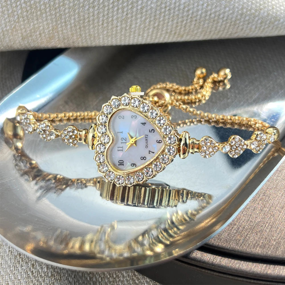 Montre Cœur Ajustable – Plusieurs Modèles ✨