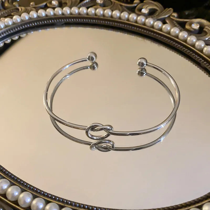 Bracelet Éternité – Acier Inoxydable Doré
